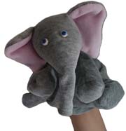 marionnette lphant, marionnette-main elephant